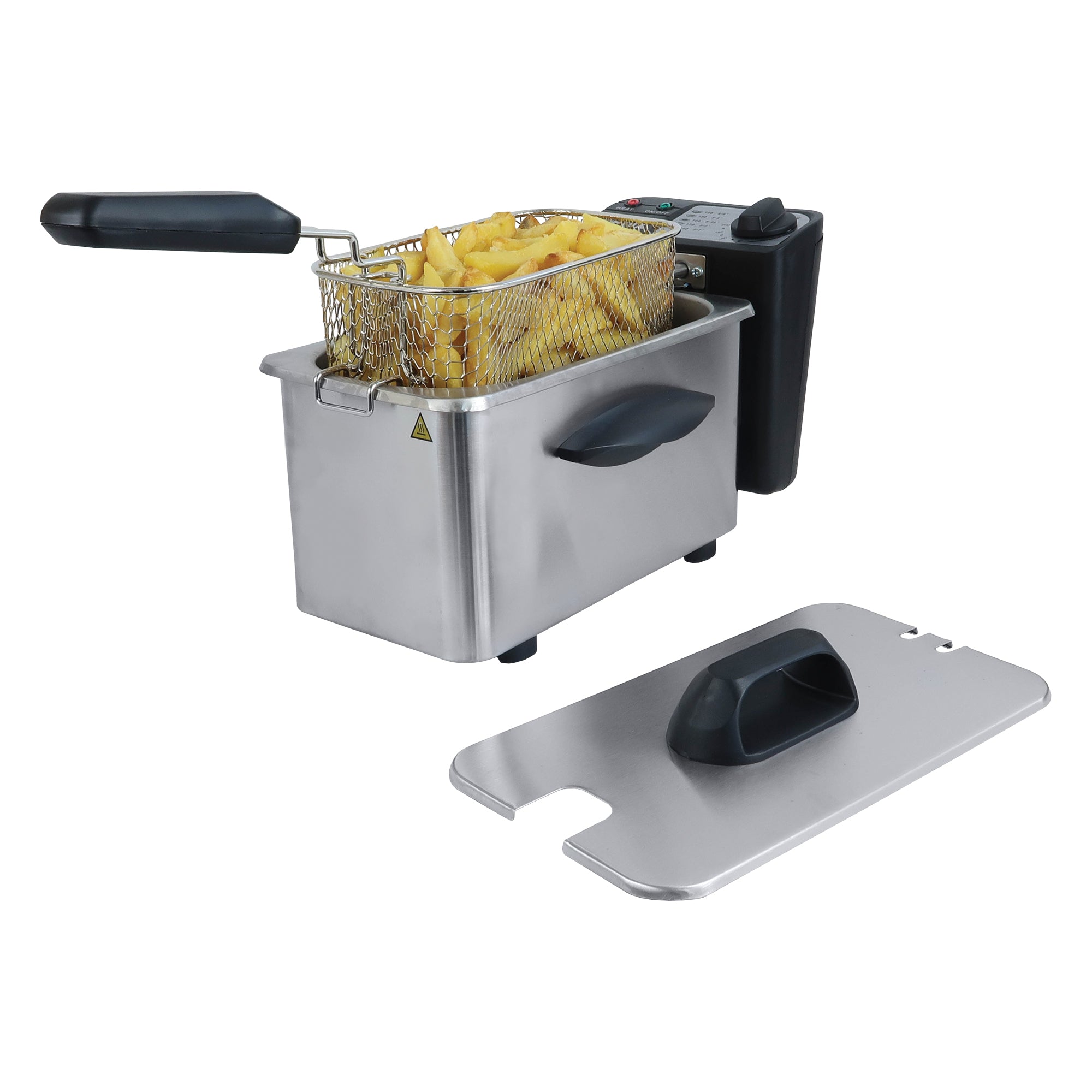 Deep Fat Fryer with Basket, 1.5 Litre