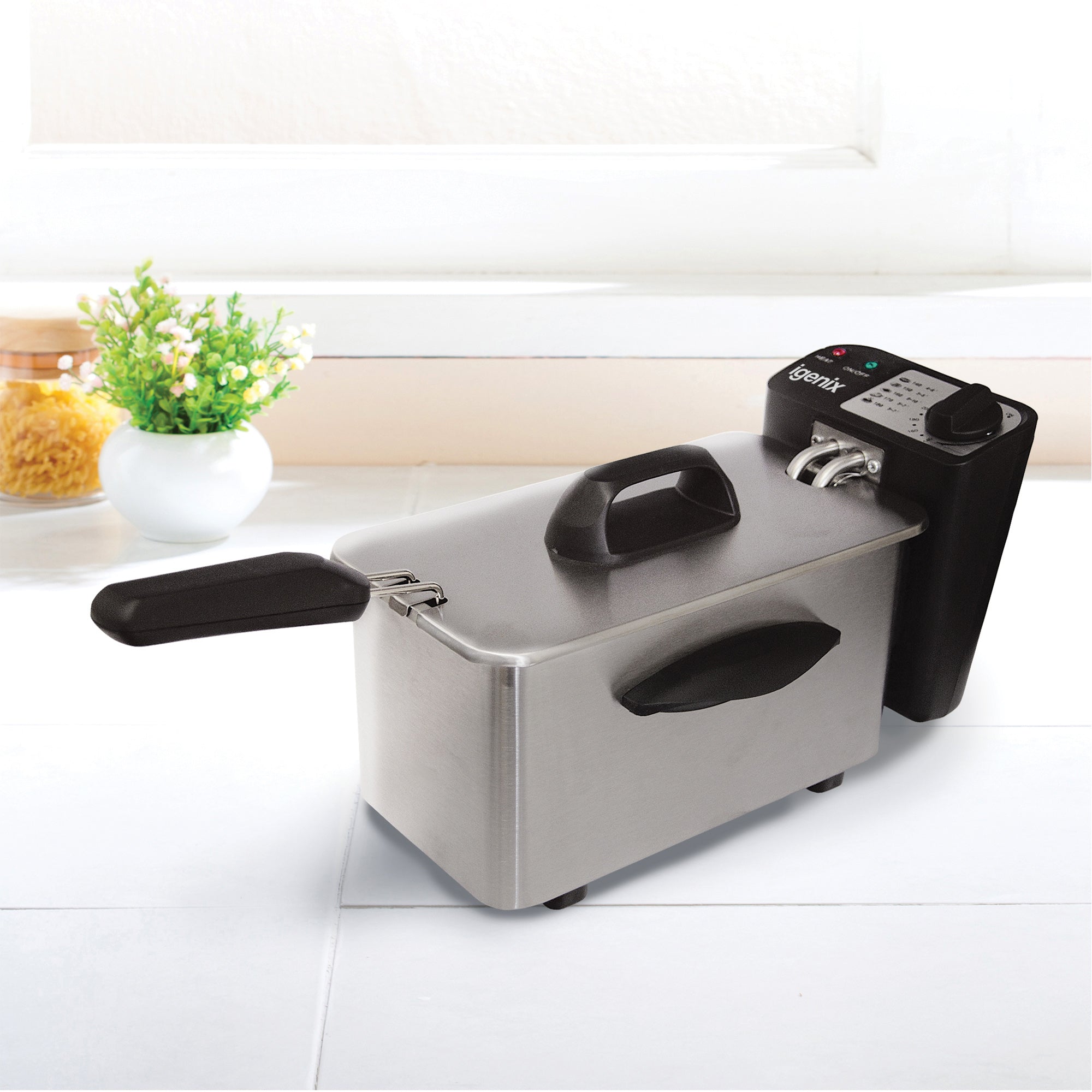 Deep Fat Fryer with Basket, 1.5 Litre