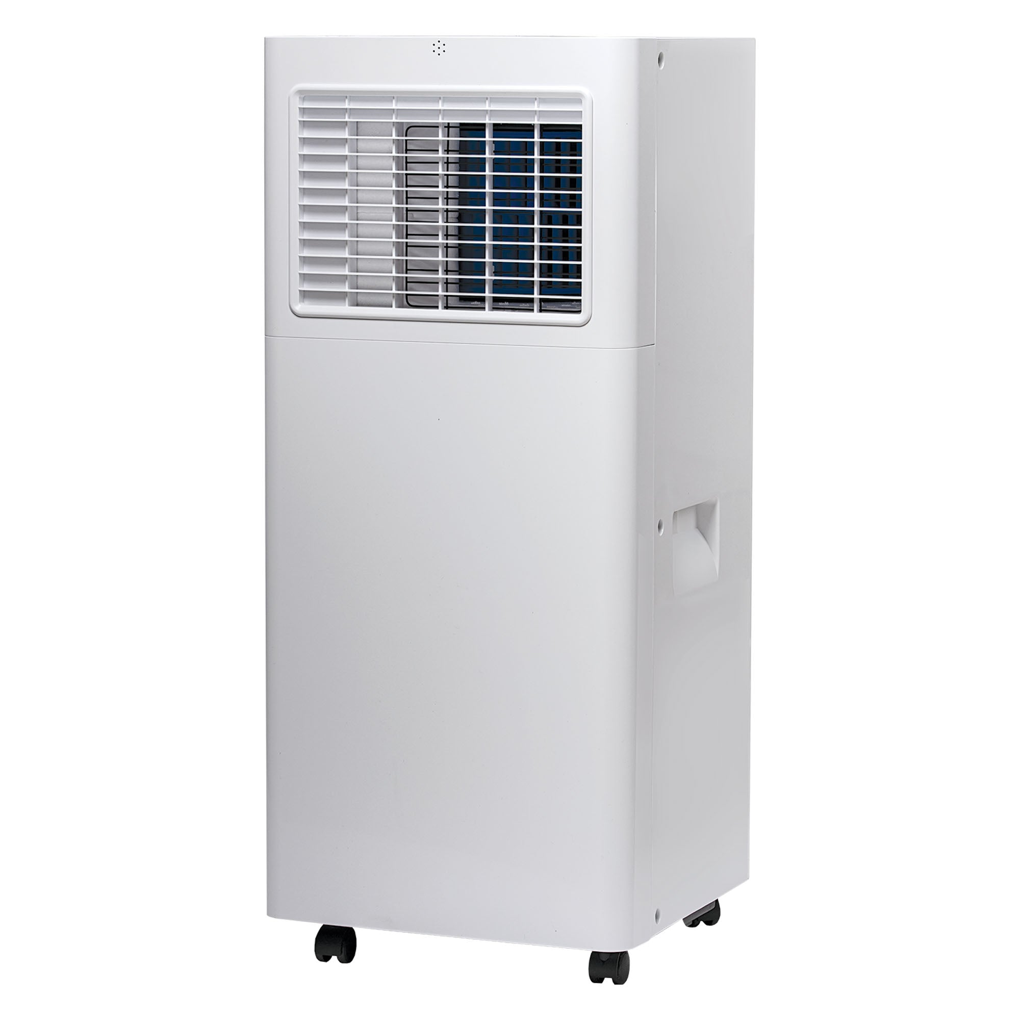 The Igenix 3-in-1 Portable Air Conditioner offers cooling, fan, and dehumidifier modes. With front air vents, a side handle, and four wheels for easy movement, it delivers powerful 9000 BTU cooling wherever you need it.
