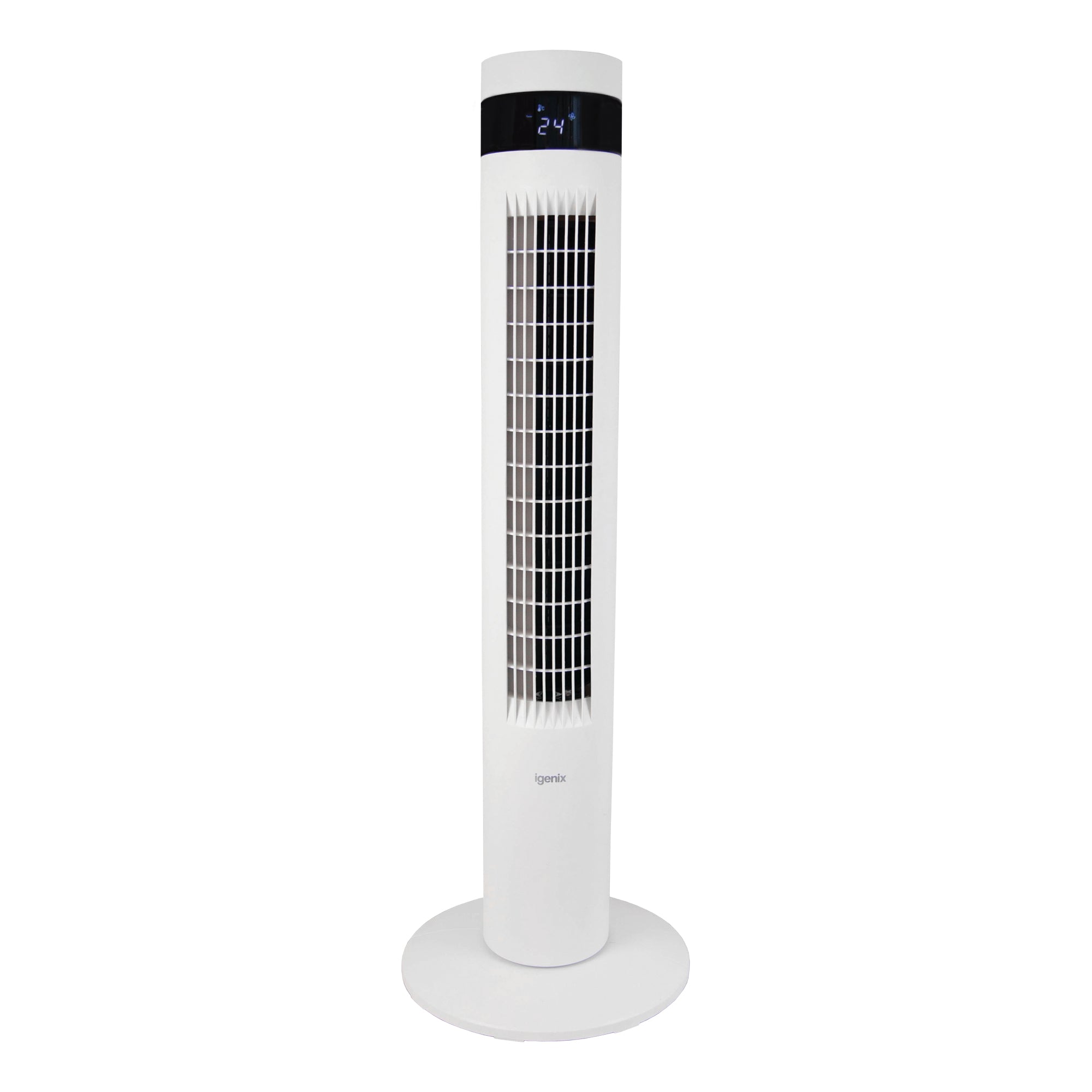 35 Inch Digital Tower Fan, 3 Speed Settings, White