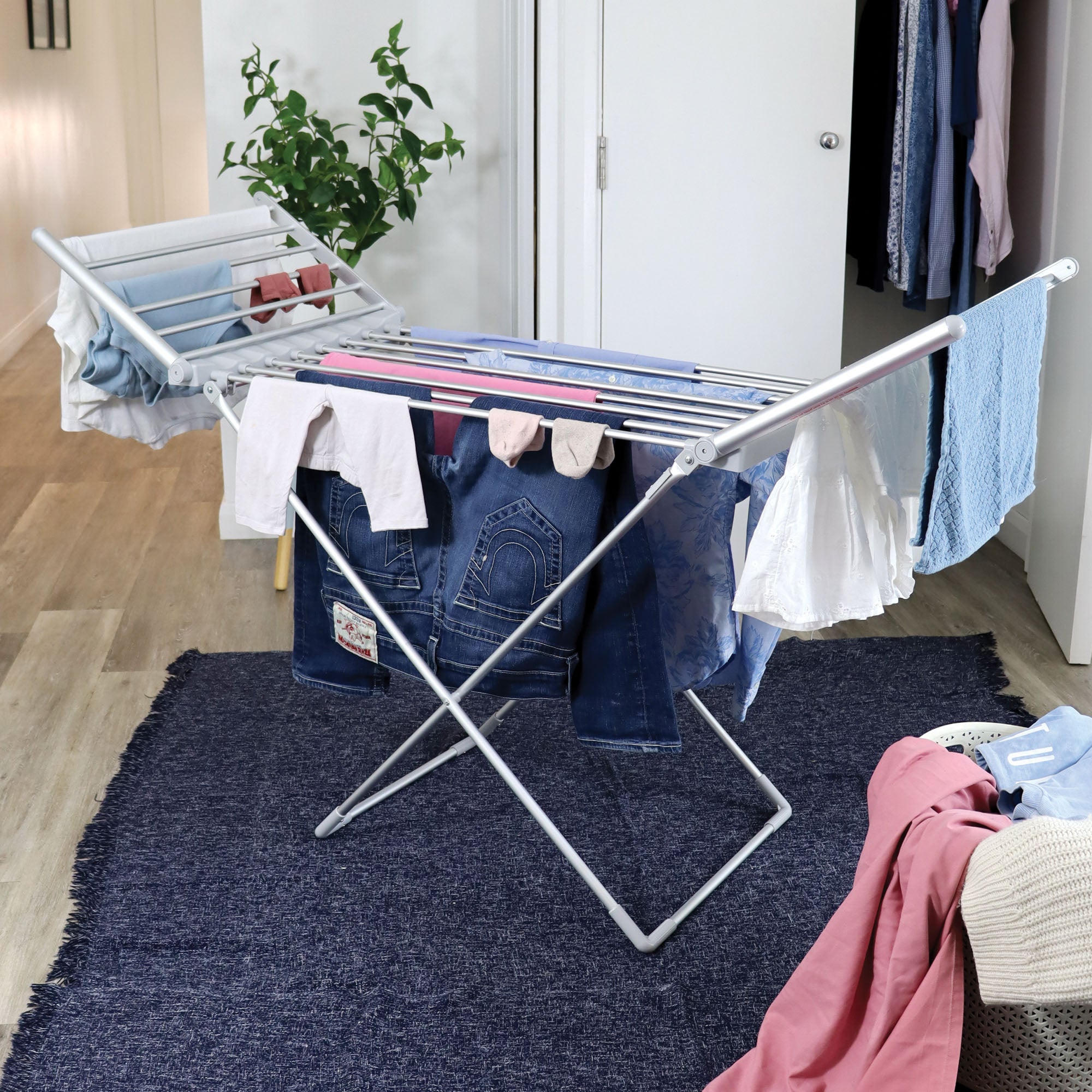 Winged Electric Heated Clothes Airer