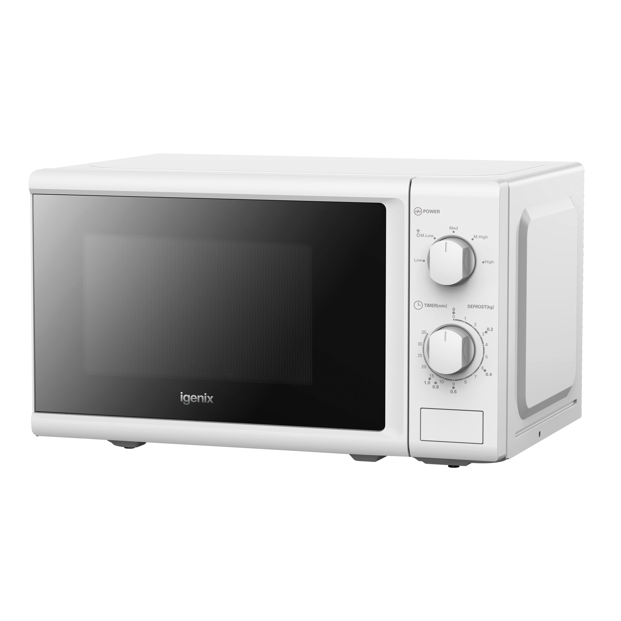 Manual Microwave, 20 Litre, 5 Power Settings, 800W, White