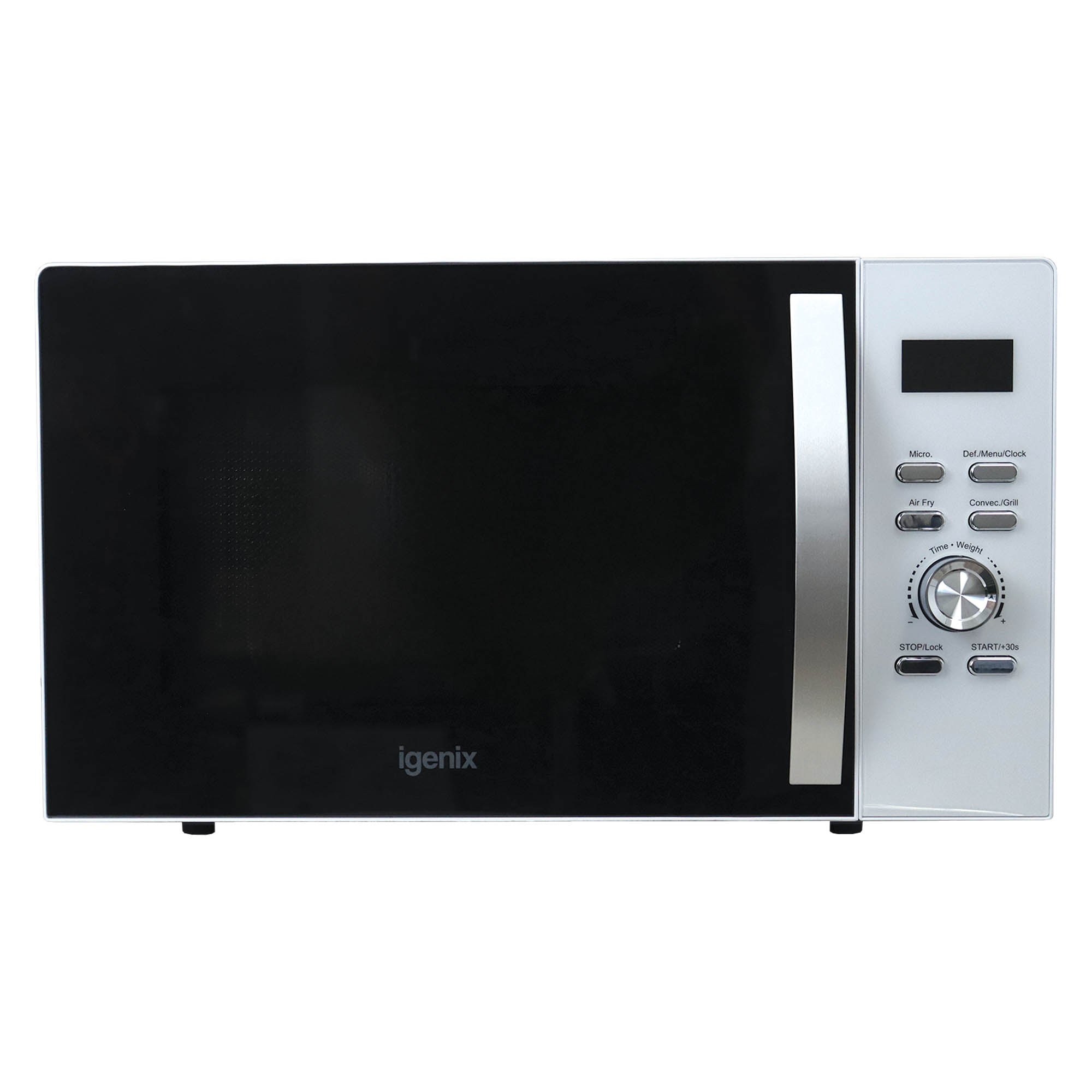 Digital Microwave, 25 Litre, 60 Min Timer, Air Fryer Function, 850W, White, IGMC02580W