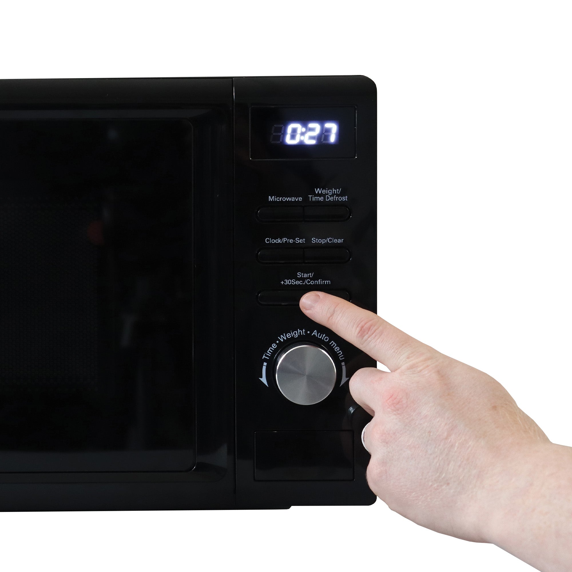 Digital Microwave, 20 Litre, 5 Power Settings, 800W, Black