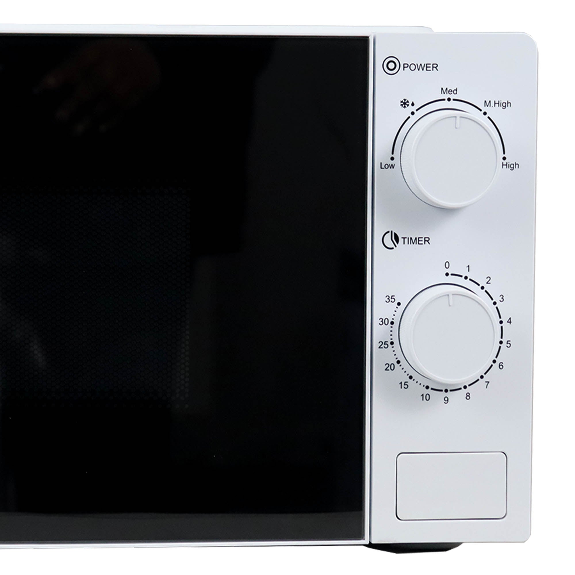 Manual Microwave, 700 W, 20 Litre, 35 Minute Timer, White, Igenix IGMS02071W