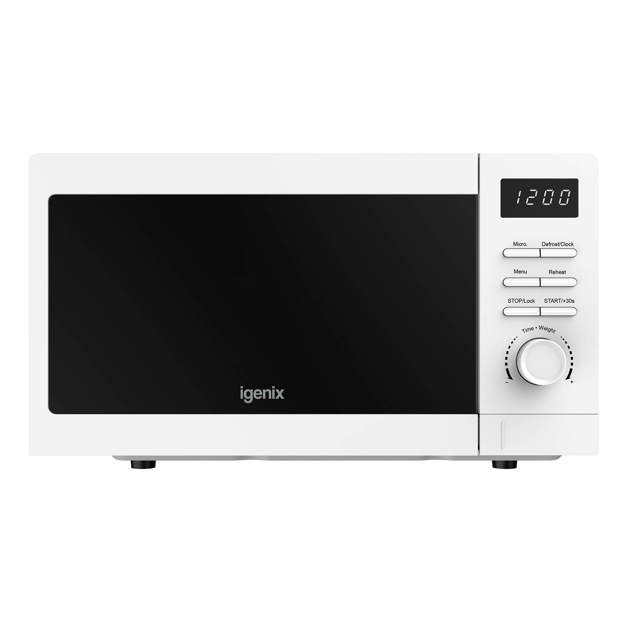 Digital Microwave, 20 Litre, 5 Power Settings, 800W, White IGMS02080W