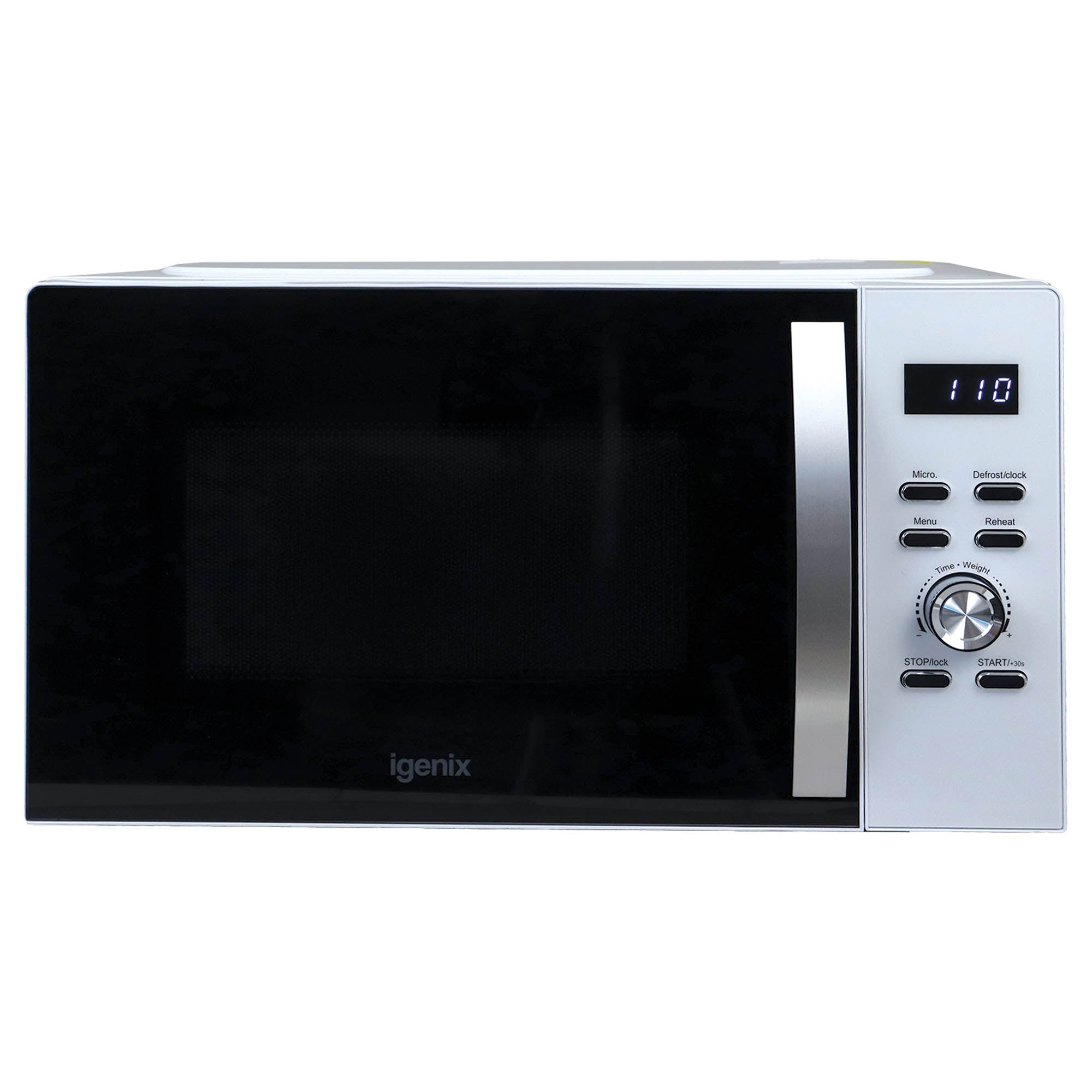 Digital Microwave, 30 Litre, 950W, White, Igenix IGMS03090W