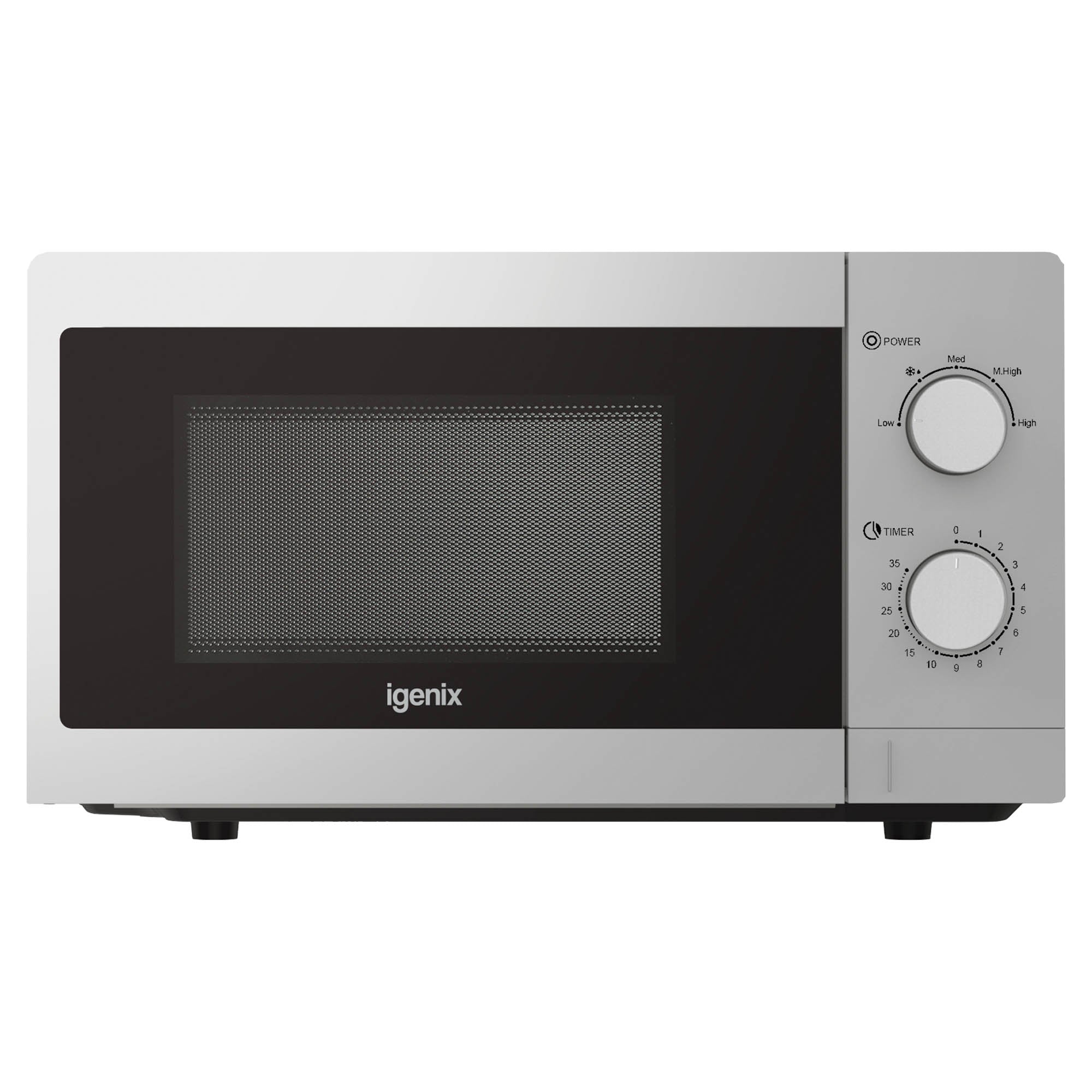 Manual Microwave, 20 Litre, 5 Power Settings, 800W, Silver, IGMS08080S