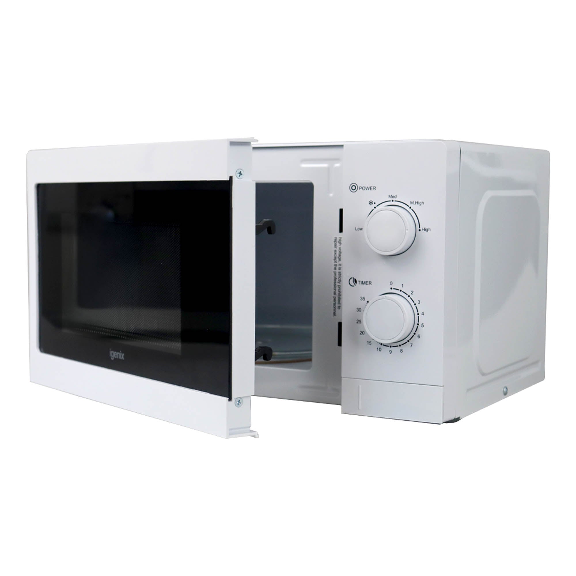 Manual Microwave, 20 Litre, 5 Power Settings, 800W, White, IGMS08080W