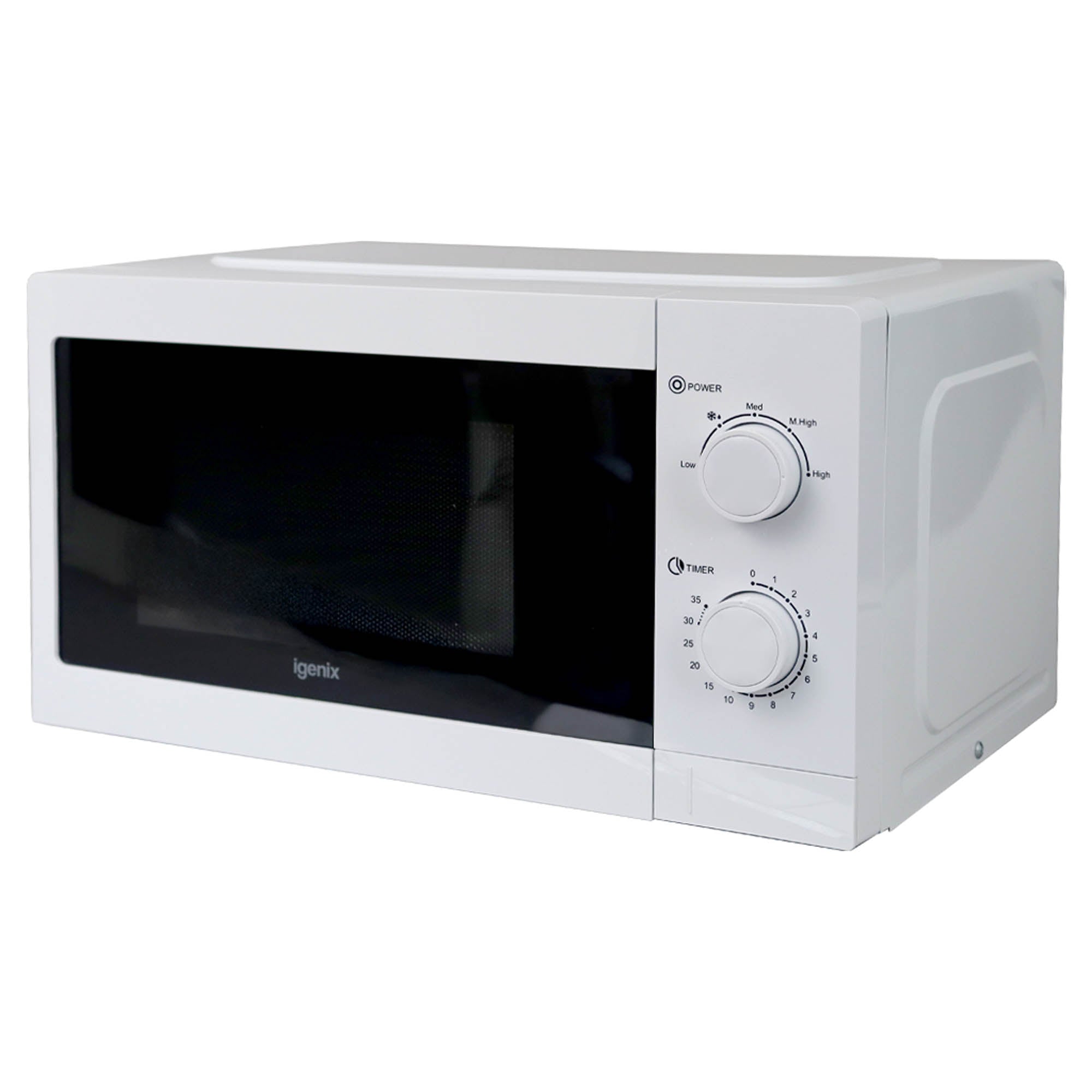 Manual Microwave, 20 Litre, 5 Power Settings, 800W, White, IGMS08080W
