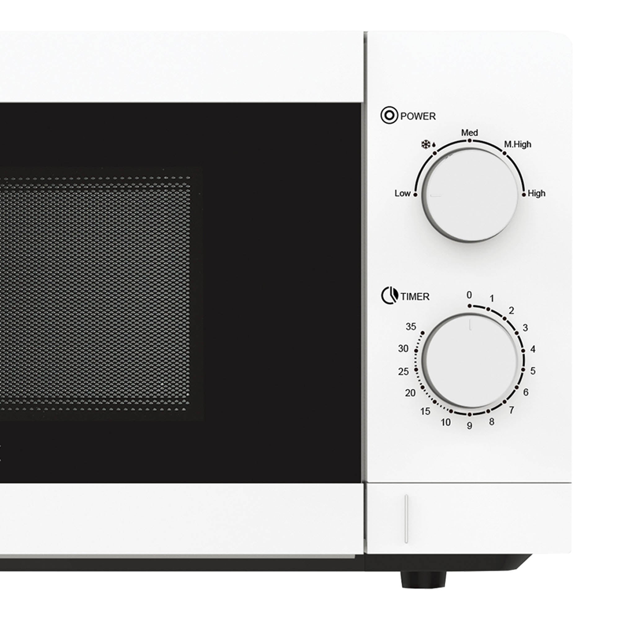 Manual Microwave, 20 Litre, 5 Power Settings, 800W, White, IGMS08080W