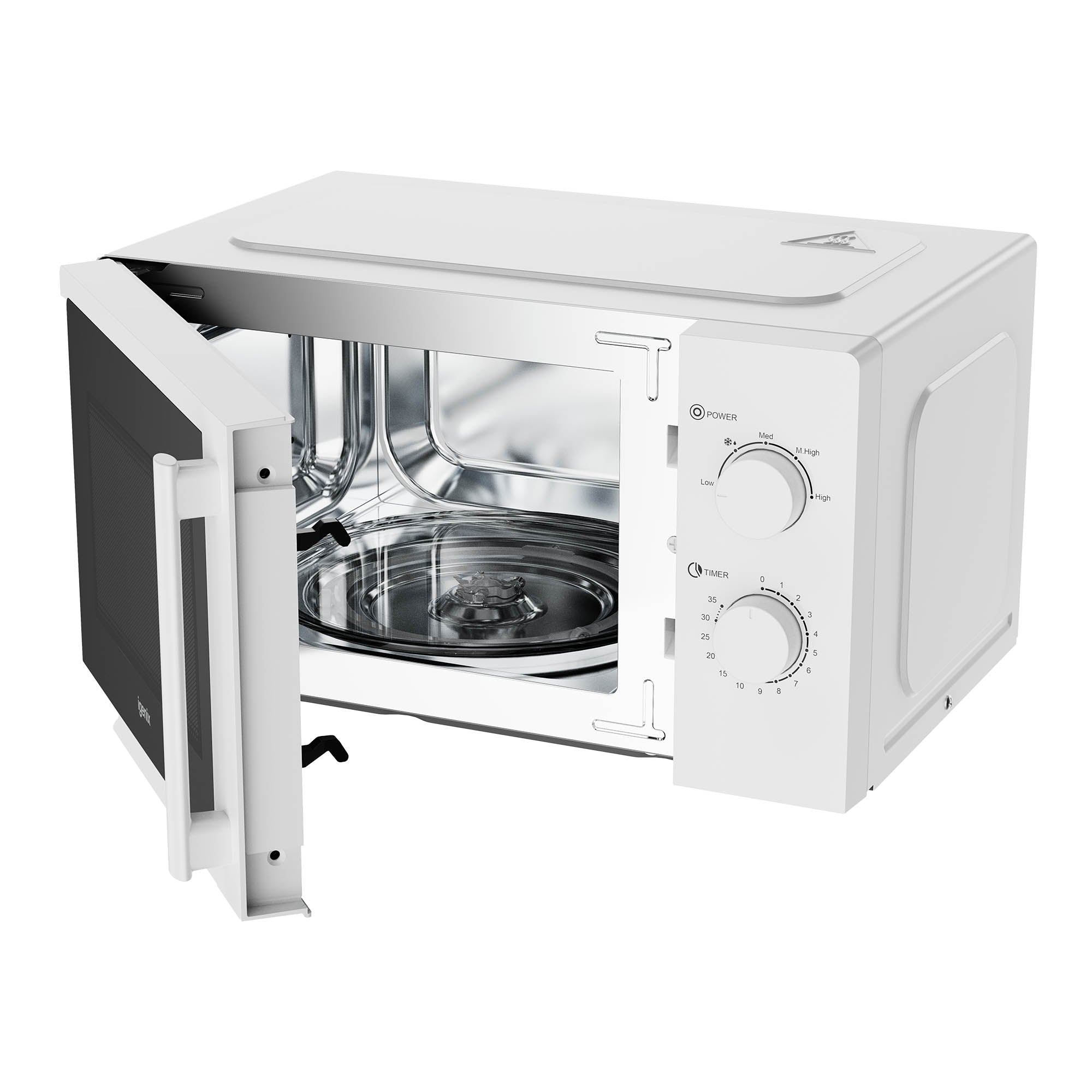 Manual Microwave, 20 Litre,35 Minute Timer, 800W, White